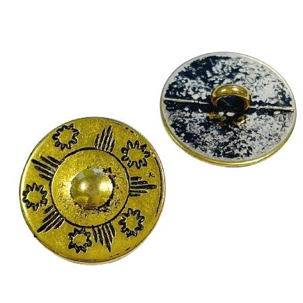 Knopf mit Azteken Musterung MK-56g