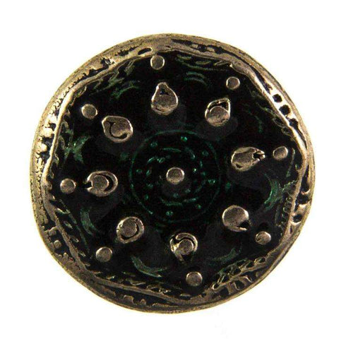 Knopf mit farbigem Emaille MK-408ag Opal