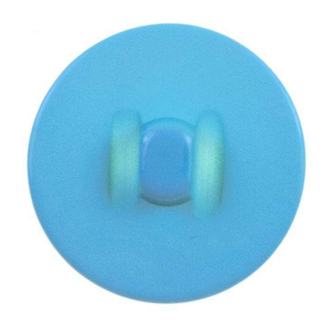 Knopf mit Glitzer Punkt KGR-181 Türkis