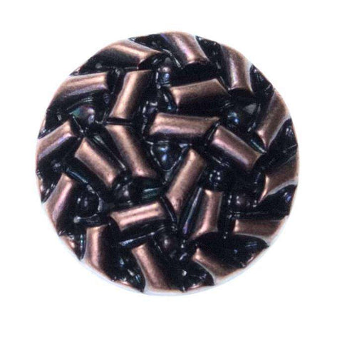 Knöpfe in Knoten Optik Kupfer KSI-1 | knopftruhe