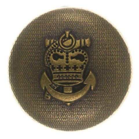 Wappen Knopf mit Öse Messing mk-550am