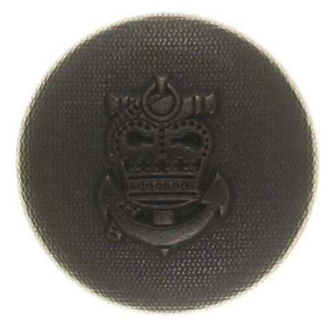 Wappen Knopf mit Öse schwarz mk-550