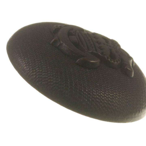 Wappen Knopf mit Öse schwarz mk-550