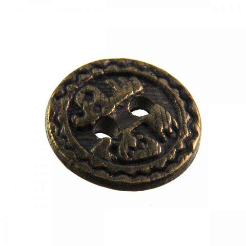 Metall Knopf Mittelalter MK-82ag