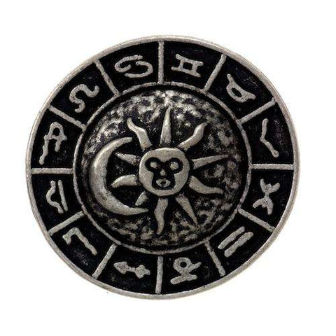 Knopf mit Sternzeichen MK-476as