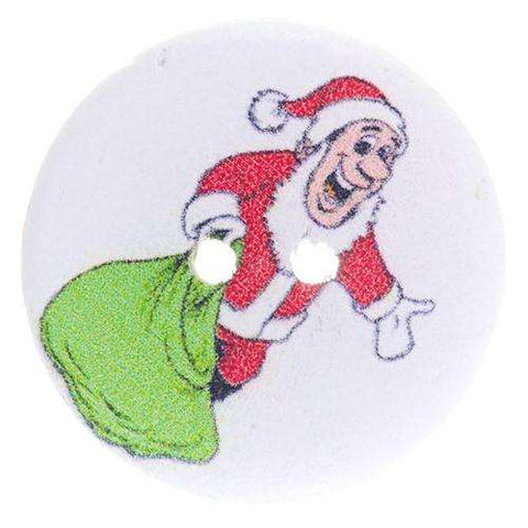 Holz Knopf Weihnachts-Motiv HK-357