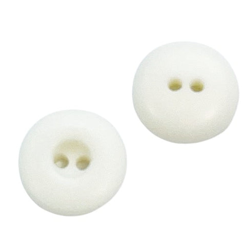 2-Loch Knopf weiß BL-11