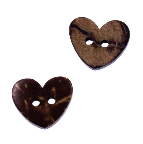Holz Knopf Herz Kokosholz hk-360