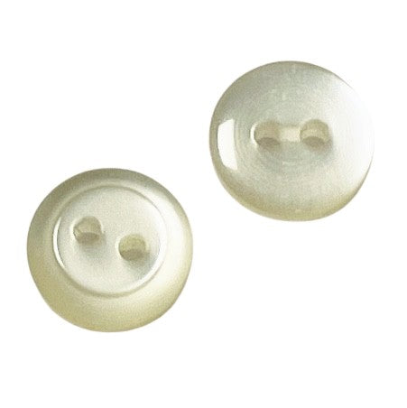 Knöpfe Perlmuttimitat creme bl-75-A
