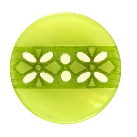 Knopf mit Blumenmuster KGR-156