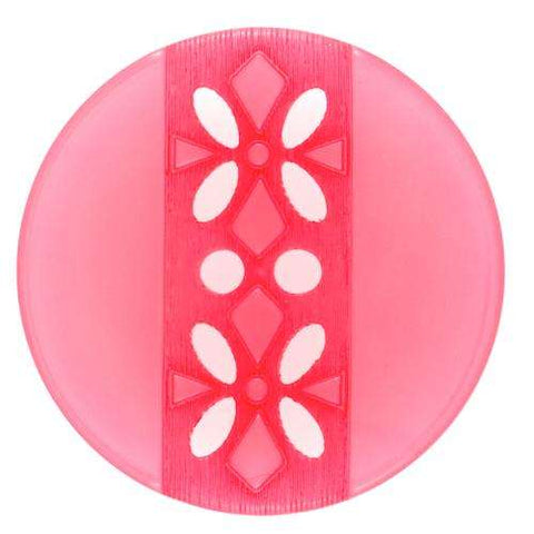 Knopf mit Blumenmuster KROS-156