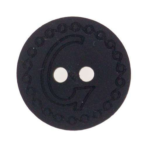 Knopf mit eingefrästem Muster KS-74