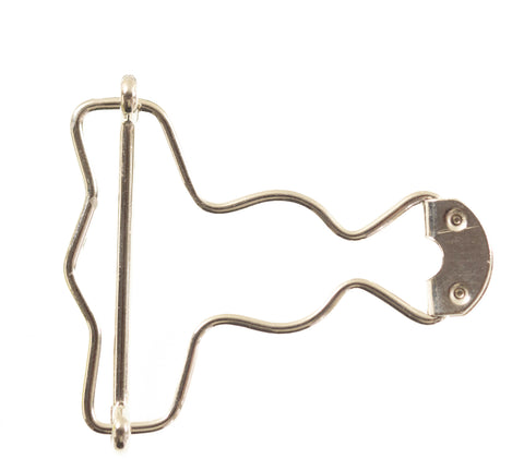 Schnallen zum einfädeln für Latzhosenträger Silber hos-2