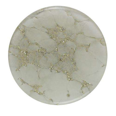 Knopf meliert mit Glitter KW-60