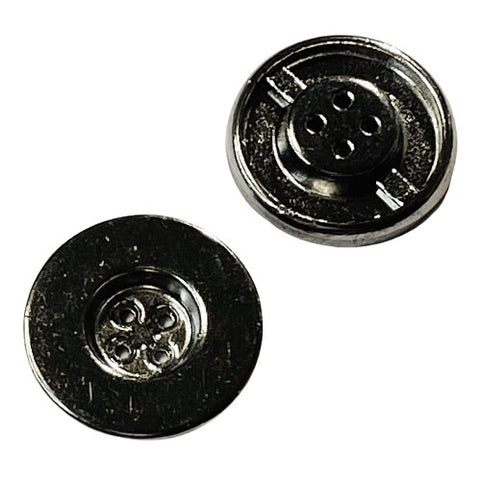 Metall Knopf MK-556-Stahl Glänzend