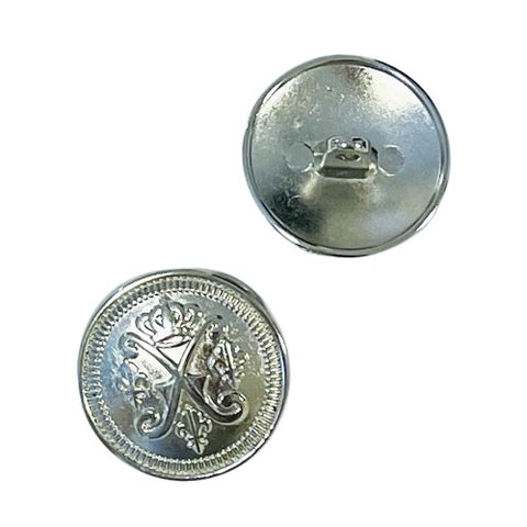 Knopf Silber mit Wappen MK 430-s