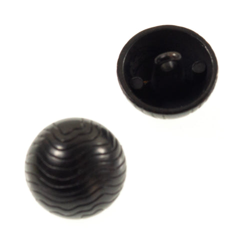 Halbkugel Metall Knopf mk-70-schwarz-kupfer