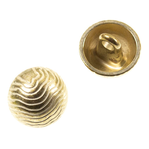 Halbkugel Metall Knopf mk-70-silbermessing