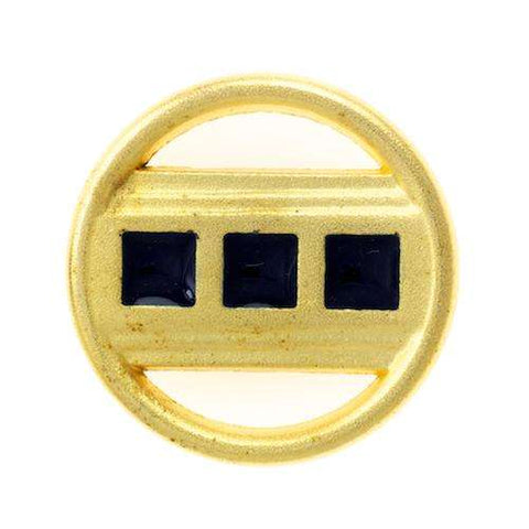 Metall Knopf mit durchbrochener Oberfläche MK-116g