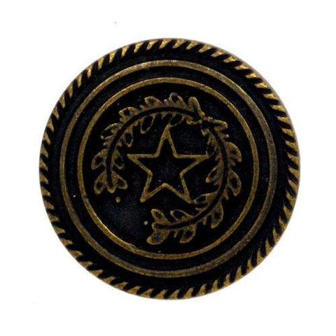 Ösen Knopf mit Stern MK-224m