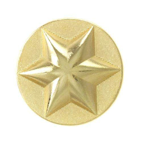 Ösen Knopf mit Sternmotiv MK-199g