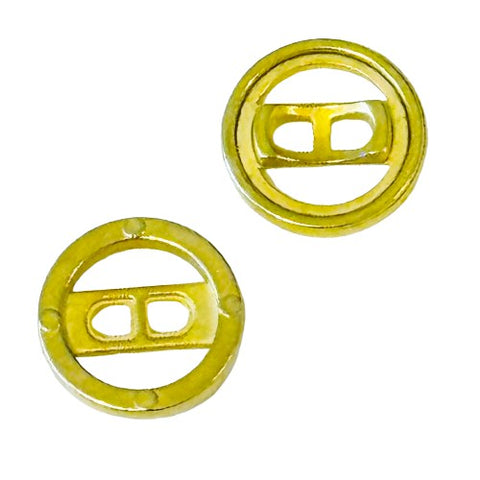 Metallknöpfe Ring Rand mit Steg Mk-400g