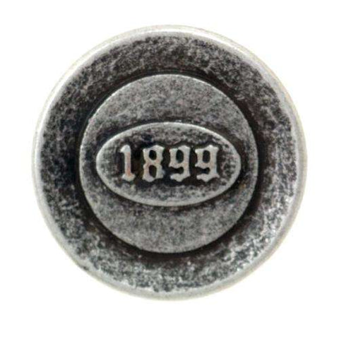 Rustikale Knopf Aufschrift 1899 MK-185as