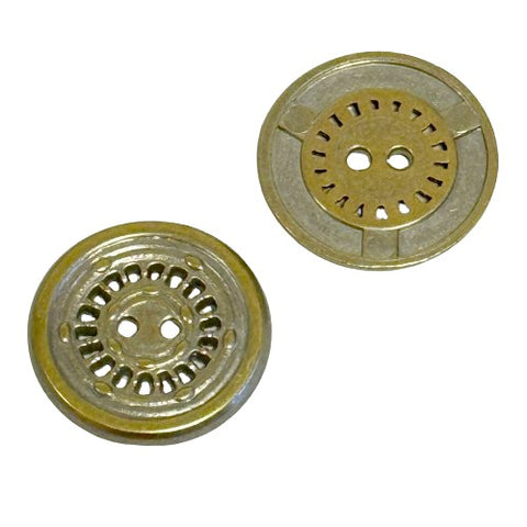Metallknöpfe Speichenmuster MK-11-Inka-Gold