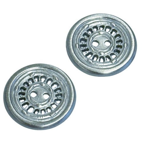 Metallknöpfe Speichenmuster MK-11-Platin