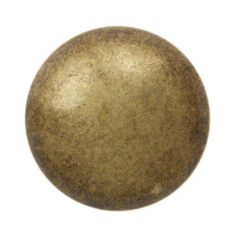 Uniformknöpfe Viertel Kugel mit Öse Messing MK-1174ag