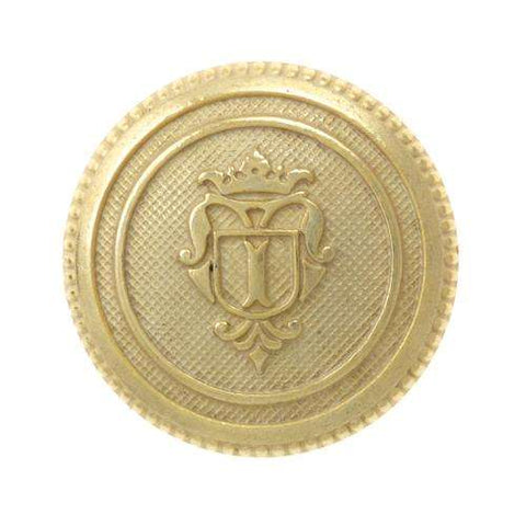 Wappen Knopf mit Öse Gold mk-115g