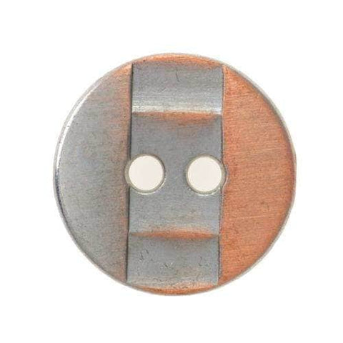 Zweifarbige Metall Knopf MK-133sk