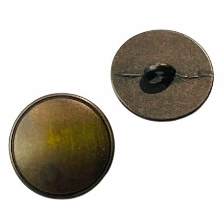 Metallknopf Messing leicht gewölbt Mk-303-matt