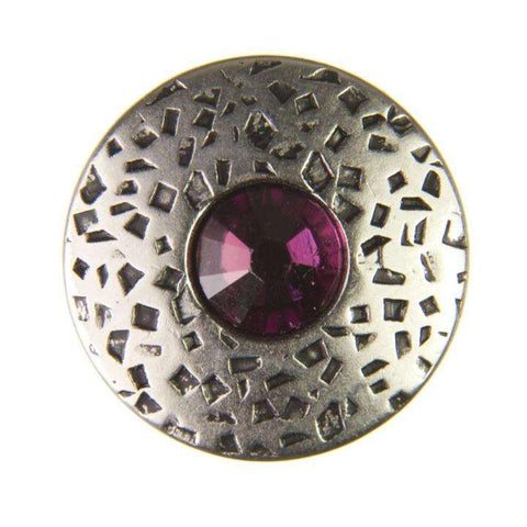 Knopf mit Swarovski®Crystal ST-17as amethyst