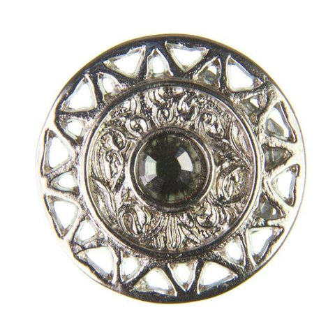 Strass Knopf No.12 ST-12s black-diamont