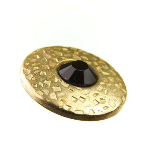 Knopf mit Swarovski®Crystal ST-17g jet