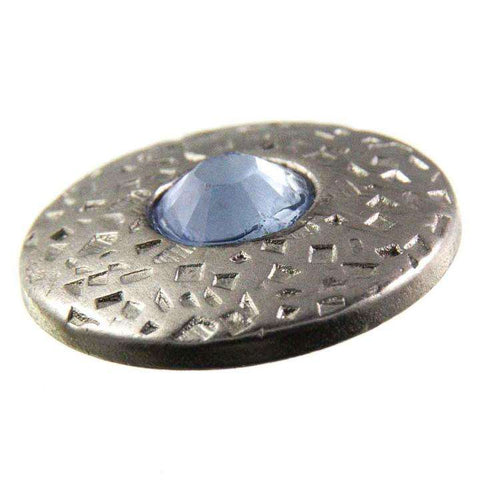 Knopf mit Swarovski®Crystal ST-17s li saphire