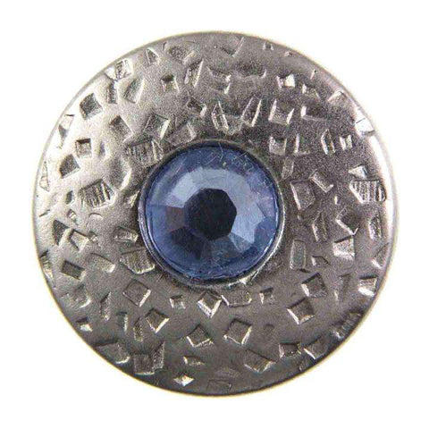 Knopf mit Swarovski®Crystal ST-17s li saphire