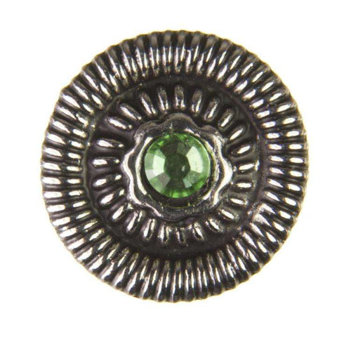 Strass Knopf peridot ST-19as
