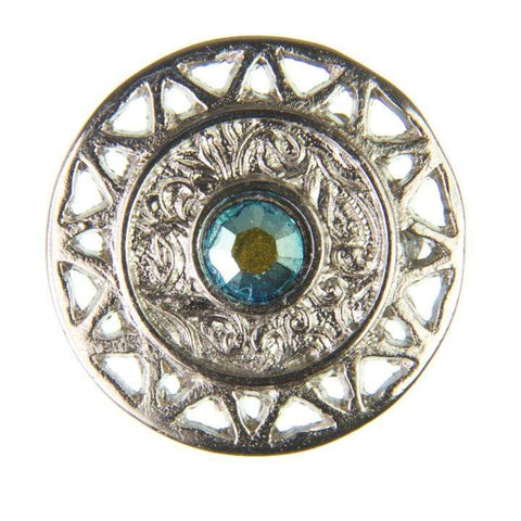 Strass Knopf No.12 mit Strass ST-12s tuerkis