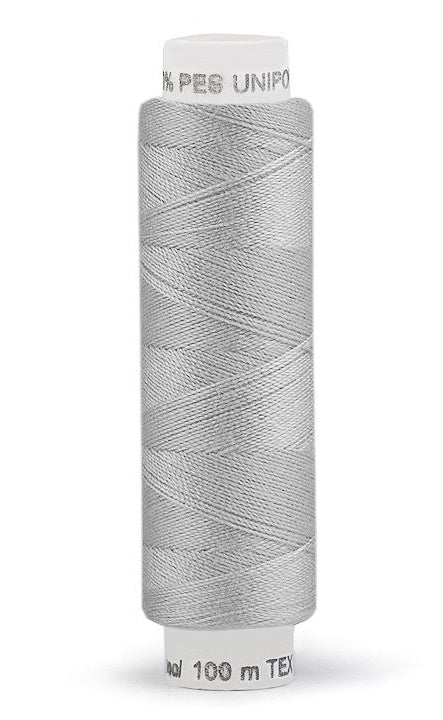 Nähgarn white sand Silber grau 100 m Wickel