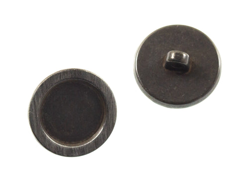 Ösen Knopf Flach mit Rand mk-89-alteisen