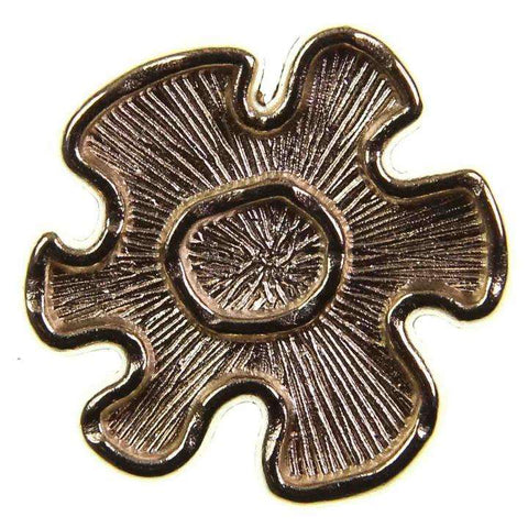 Ösen Knopf Blume Gold MK-173g