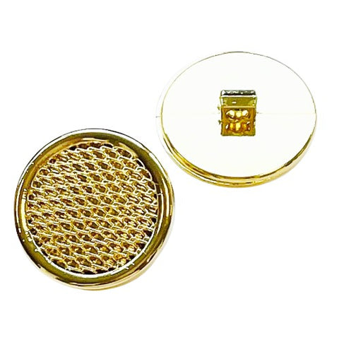 Ösen Knopf mit Netz Optik KGO-56-gold