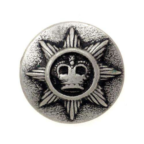 Wappen Knopf mit Öse Sternmotiv MK-475s