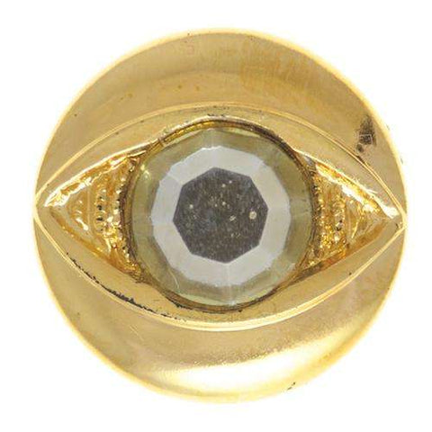 Ösen Knopf mit Strassstein ST-31g