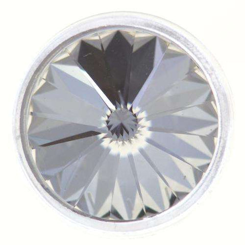 Swarovski Knopf Transparent eingefasster Crystal STS 1770