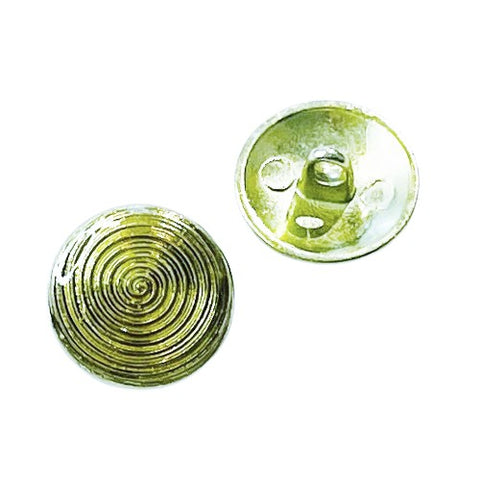 Ösen Knopf Spirale MK-411-silber-gold