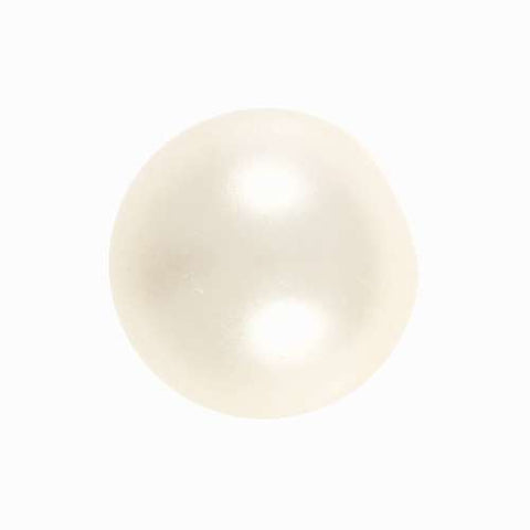 Perlenknöpfe satiniert Creme