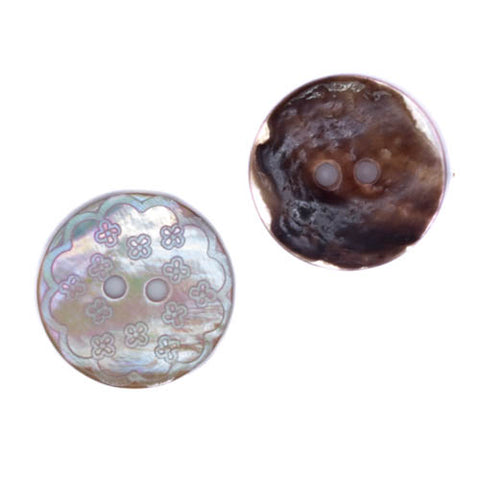 Perlmuttknopf Blümchen PL-47-hell-rosa